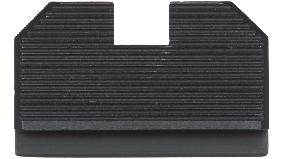 Night Fision Optic Plate + Tritium Ylw Front Sight Combo ACRO to Glock Full Size MOS, Black, GLK-OPBS-ACRO-MOS-YGZX