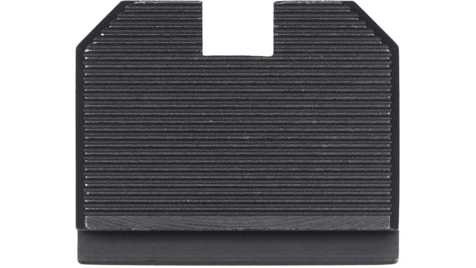 Night Fision Optic Plate + Tritium Ylw Front Sight Combo DPP/Romeo Pro to Glock Full Size MOS, Black, GLK-OPBS-DPP-MOS-YGZX