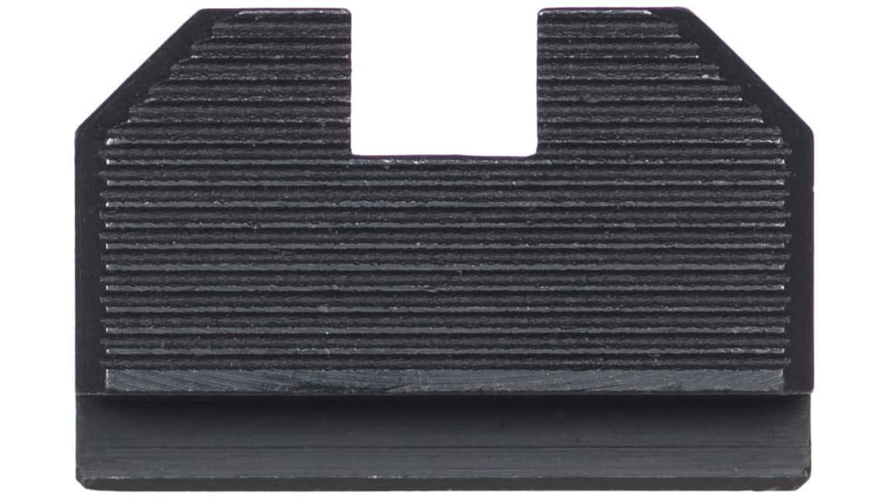Night Fision Optic Plate + Tritium Ylw Front Sight Combo EPS to Glock Full Size MOS, Black, GLK-OPBS-EPS-MOS-YGZX