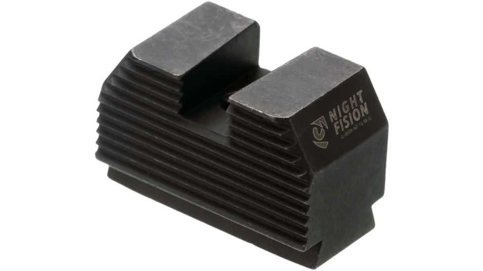 Night Fision Optic Plate + Tritium Ylw Front Sight Combo RMR/507c to Sig P320, Black, SIG-OPBS-RMR-P320-YGZX