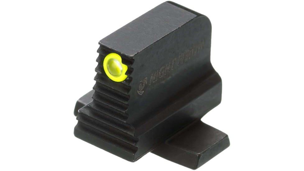Night Fision Optic Plate + Tritium Ylw Front Sight Combo RMR/507c to Sig P320, Black, SIG-OPBS-RMR-P320-YGZX
