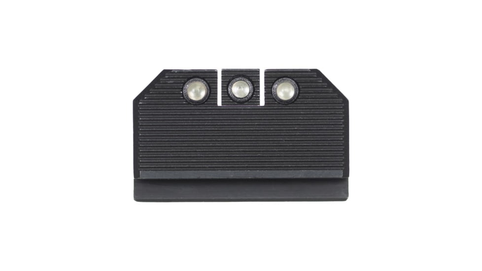 Night Fision Optics Ready Stealth Lower 1/3rd Night Sight Set, Glock 17/19/34 w/ RMR/507c/SRO/ACRO, Black Front, Black, GLK-001-330-353-ZGZG