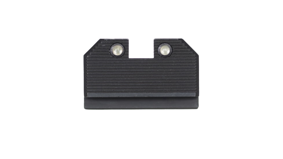 Night Fision Optics Ready Stealth Lower 1/3rd Night Sight Set, Glock 17/19/34 w/ RMR/507c/SRO/ACRO, Black Front, Black, GLK-001-330-353-ZGZG