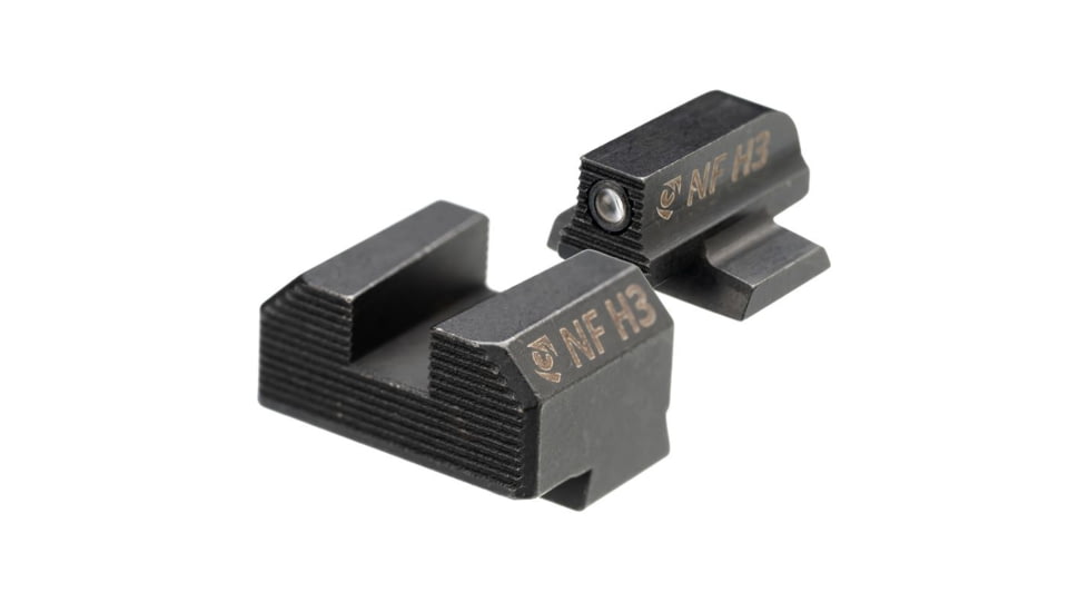 Night Fision Optics Ready Stealth Night Sight Set for Canik Mete SF and TP9 Pistols w/ Black Front, Blank Rear, Black, One Size, CNK-029-187-250-ZGZX