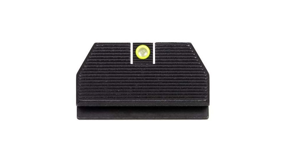 Night Fision Optics Ready Stealth CZ Night Sight Set, CZ P-10 C/F/S, Yellow Front Ring, Blank Rear Sight, CZU-077-286-355-YGZX