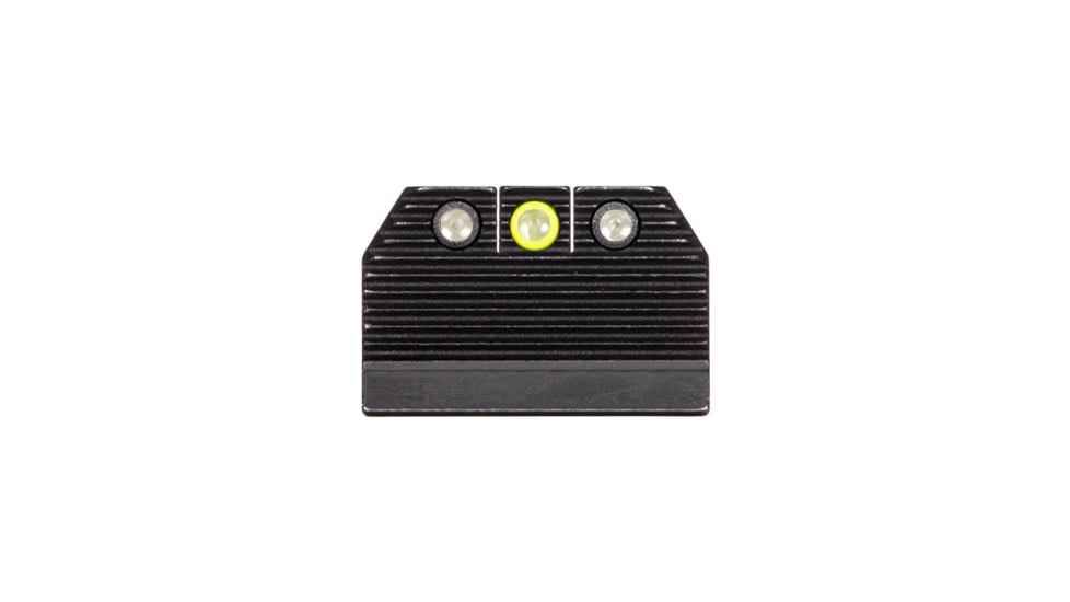 Night Fision Optics Ready Stealth Night Sight Set for Sig P320/RMR/507c/508t/Romeo Pro w/ Yellow Front Ring, Black, One Size, SIG-180-345-332-YGZG