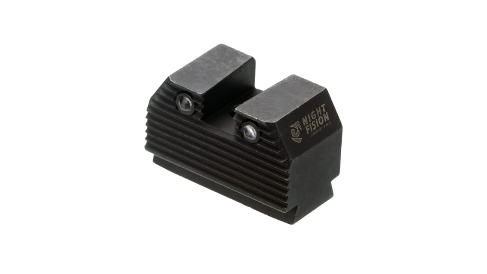 Night Fision Optics Ready Stealth Night Sight Set for Sig P320/RMR/507c/508t/Romeo Pro w/ Yellow Front Ring, Black, One Size, SIG-180-345-332-YGZG