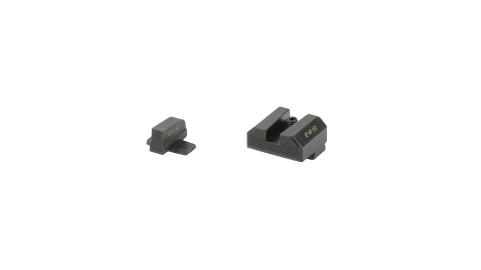 Night Fision Optics Ready Stealth Series Sights, Black Front and Rear Sights, Fits Springfield Echelon, Nitride Finish, Black, SPR-230-248-268-ZXZX