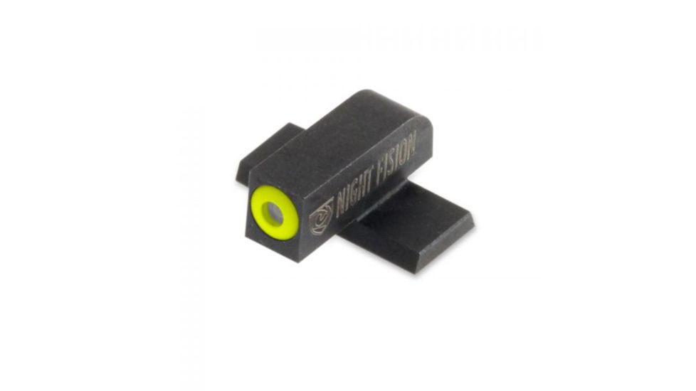 Night Fision Perfect Dot Front Night Sight Only, Yellow Front w/Green Tritium, Fits Springfield XD/XDM/XD Mod. 2/XD-S/XD-E, SPR-225-001-YGXX