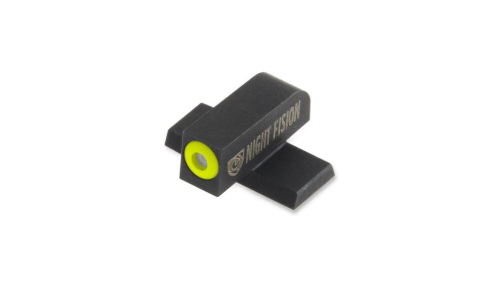 Night Fision Perfect Dot Front Night Sight Only, Yellow Front w/Green Tritium, Meant for use on .40 S&amp;W &amp; .45 ACP Caliber Sig Sau, SIG-175-001-YGXX