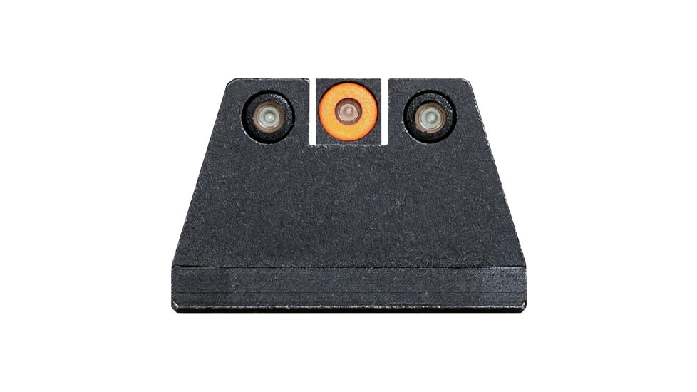 Night Fision Perfect Dot Green Tritium Square Rear, Suppressor Height, Sig P Set, Black, SIG-179-003-OGZG