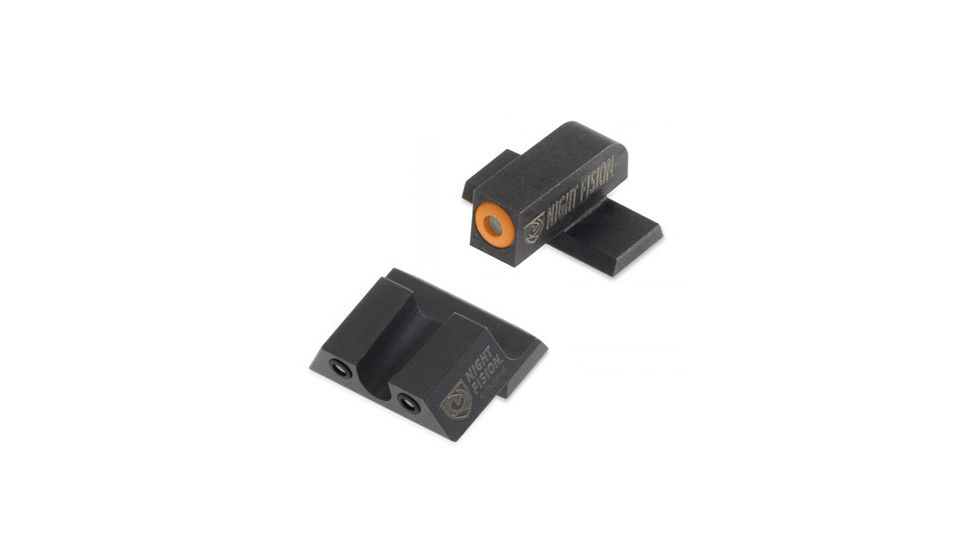 Night Fision Perfect Dot Night Sight Set w/Front, U Rear, Orange Front w/Green Tritium, Black Rear w/Green T, Fits Springfield XD/XDM/XD Mod. 2, SPR-226-007-OGZG