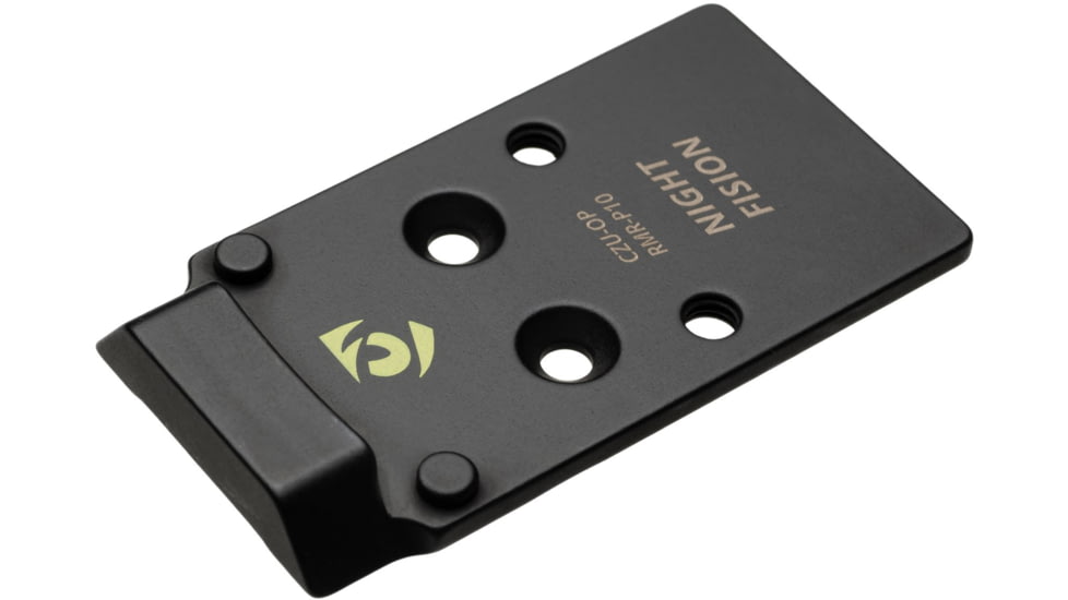 Night Fision RMR/507c to CZ-P10 Optic Mounting Plate, Black, CZU-OP-RMR-P10