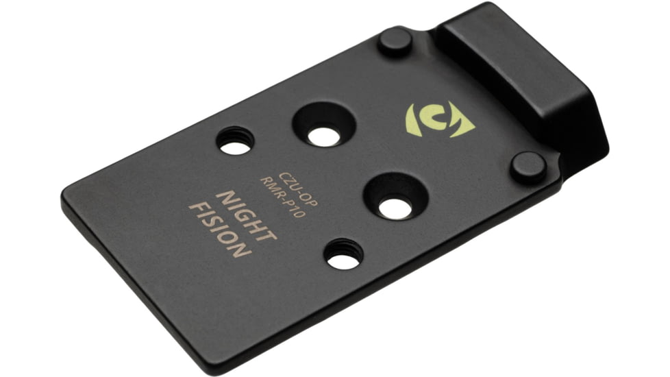 Night Fision RMR/507c to CZ-P10 Optic Mounting Plate, Black, CZU-OP-RMR-P10