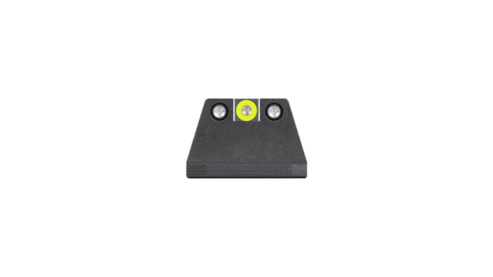 Night Fision Suppressor Height Night Sight Set, Sig P320/P365, Yellow Front, Black, SIG-179-003-YGZG
