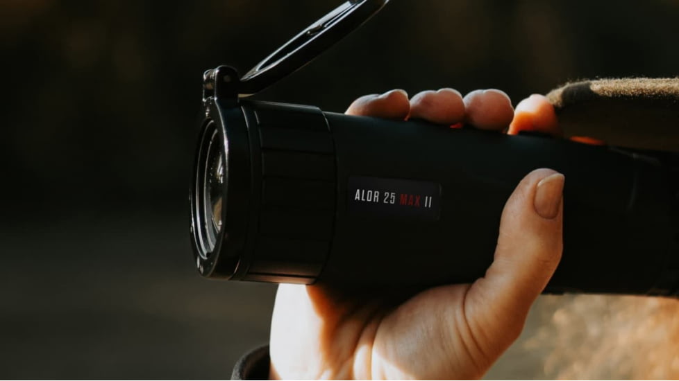 NIGHT PEARL Alor 25 Pro II 3.3-13.2x25mm Thermal Monocular, 50 Hz, 384x288 px, Black, 2NPALOR25PROII