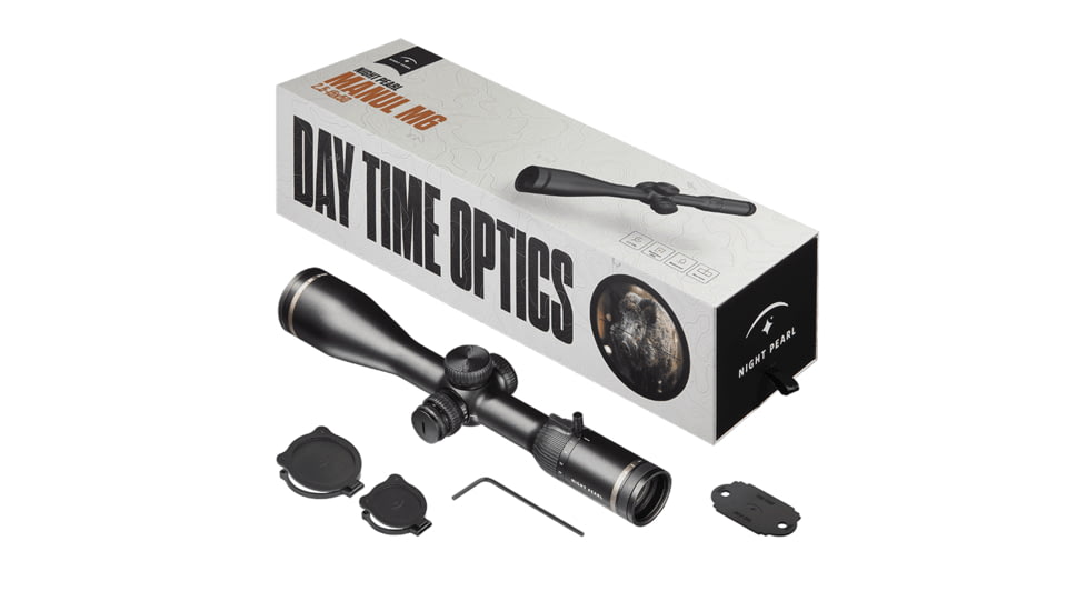 NIGHT PEARL Manul M6 2.5-15x50mm, 30mm Tube Rifle Scope, Second Focal Plane, 6, Black, 2NPMANUL2,5-15X50I