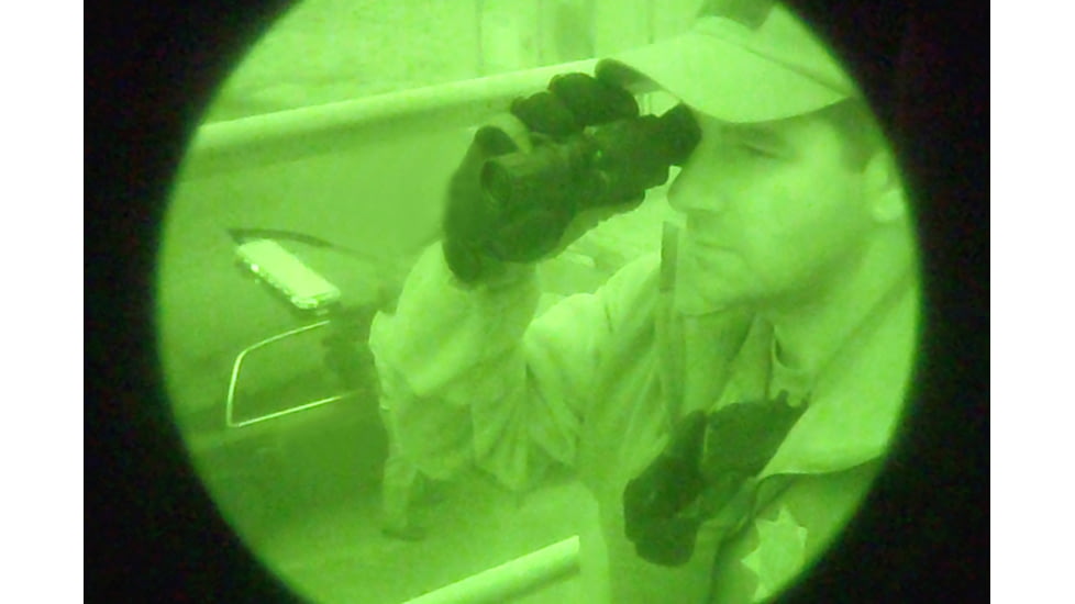 night vision goggles view