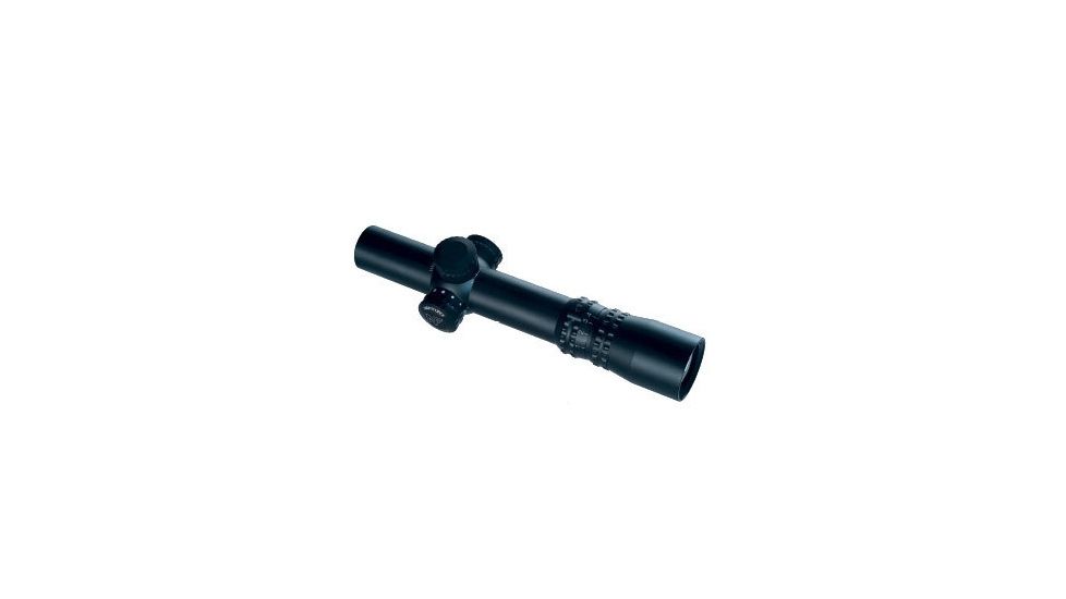 NightForce 1-4x24 NXS Compact Illuminated Mil-Dot Reticle Rifle Scope, Matte Black