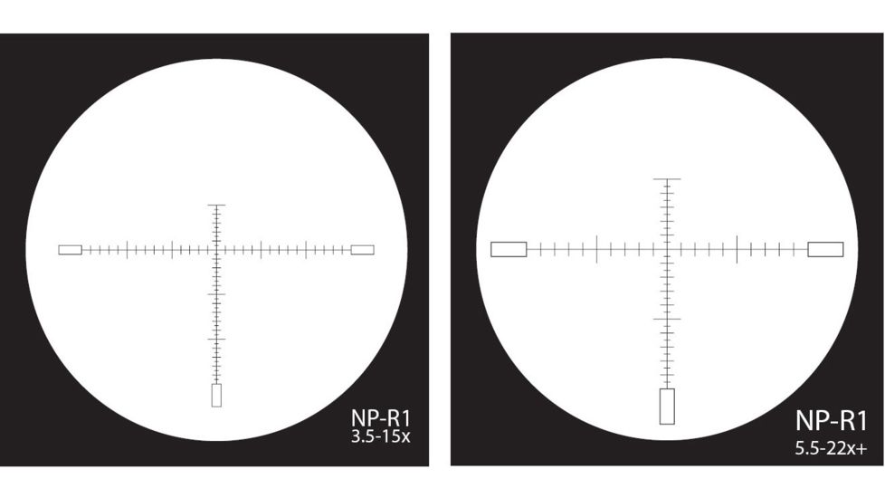 NightForce 3.5-15x56 NXS Rifle Scope NP-R1 Reticle