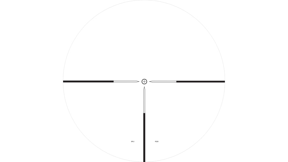 NightForce 4.5x24mm Competition Service Rifle Scope, Zerostop, SR-2 Reticle, Black, Full-Size, C580