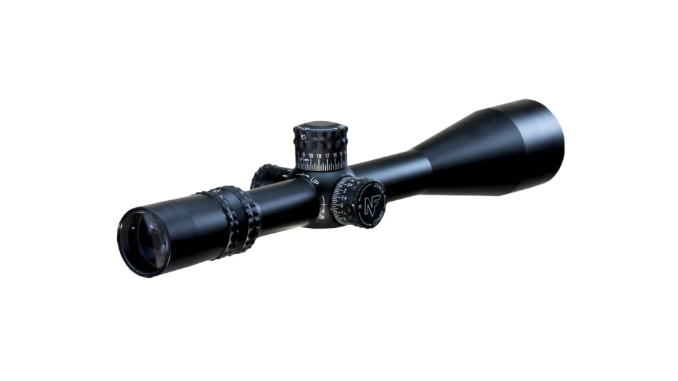 NightForce 5.5-22x50 NXS Tactical Rifle Scope, 30mm Tube, SFP, .250 MOA, ZeroStop, MOAR Reticle, Black, Full-Size, C433