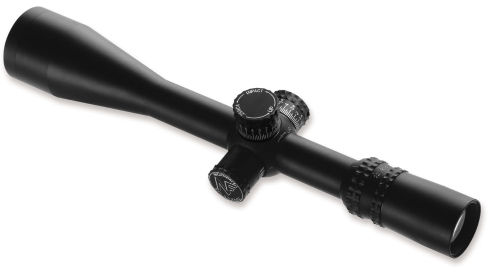 NightForce 5.5-22x50 NXS Tactical Rifle Scope, 30mm Tube, SFP, .250 MOA, MLR Reticle, Matte Black, C208