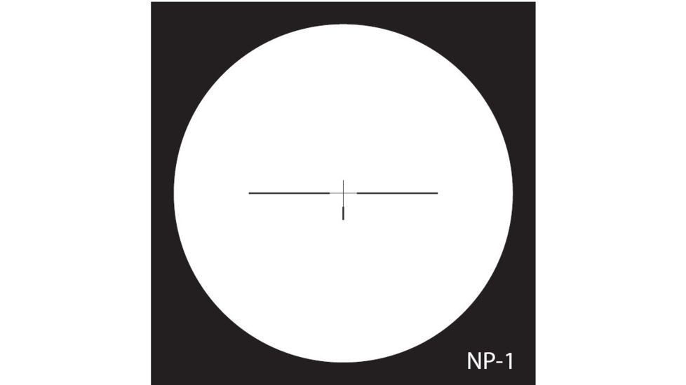 NightForce NXS5.5-22x56mm Rifle Scope, Mil-Radian, ZeroStop, NP-1 Ill Reticle, NXS2256ZSMR-NP-2
