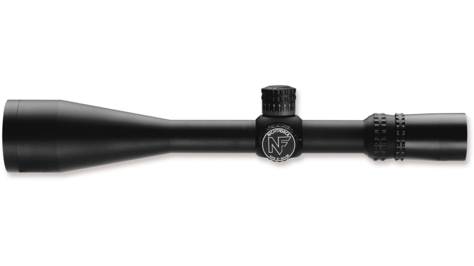 NightForce 8-32x56mm NXS Rifle Scope, Standard Illumination, Black, 30mm, ZeroStop, .250 MOA, MOAR-T, Black, Full-Size, C509