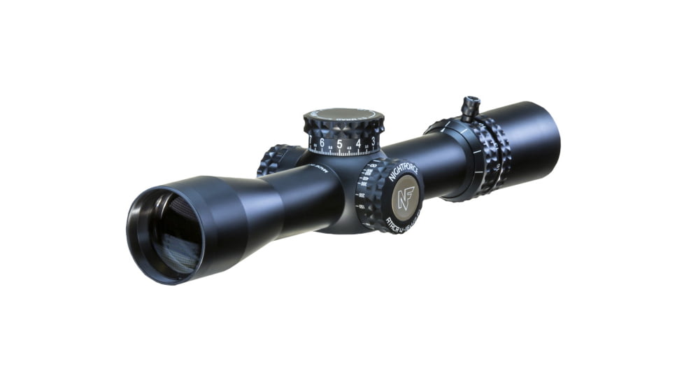 NightForce ATACR 4-16x42mm ZeroHold Rifle Scope, 34mm Tube, First Focal Plane, MOA-XT Reticle, Black, C647