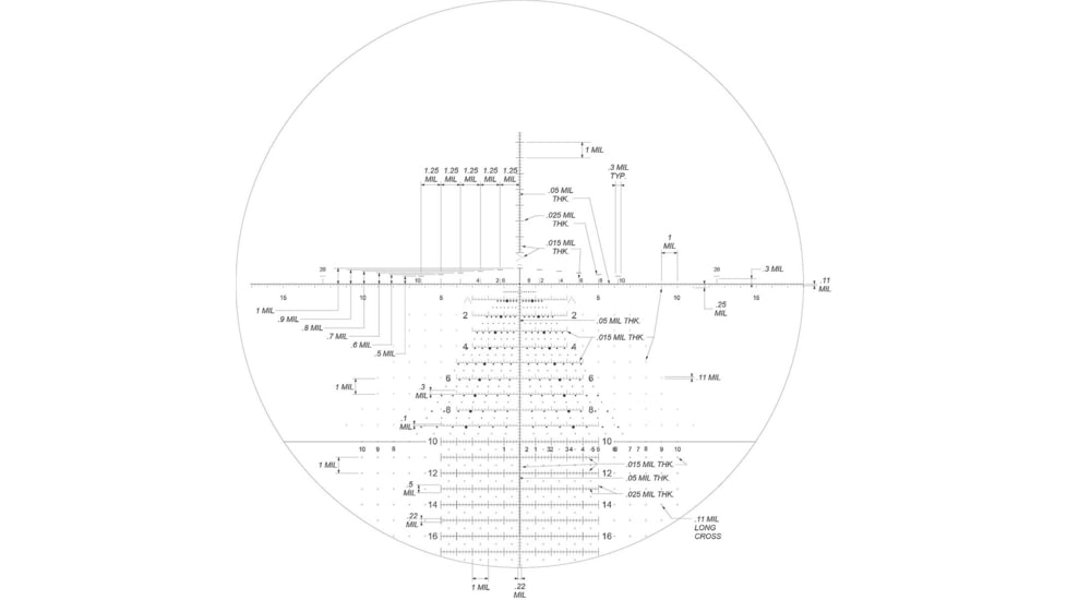 NightForce ATACR 4-20x50 F1 Rifle Scope, 1 MIL, ZeroStop, CW, TREMOR3, Black, C637
