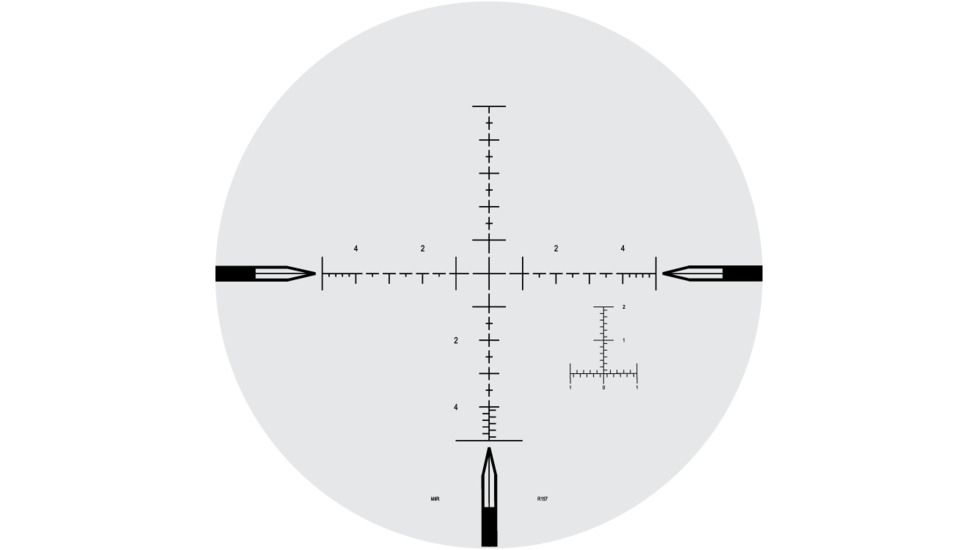 Nightforce ATACR 5-25x56mm Rifle Scope w/ Zerostop - .1 Mil-Radian - Mil-R Reticle, Black C446