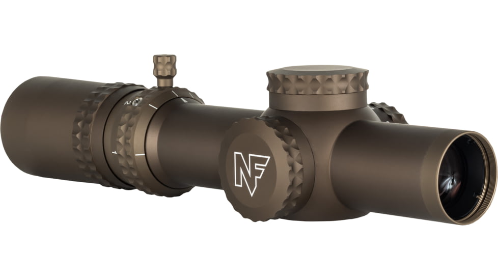NightForce ATACR Rifle Scope, 1-8x24mm, 34mm Tube, F1/FFP, FC-DMx Reticle, Dark Earth, C672