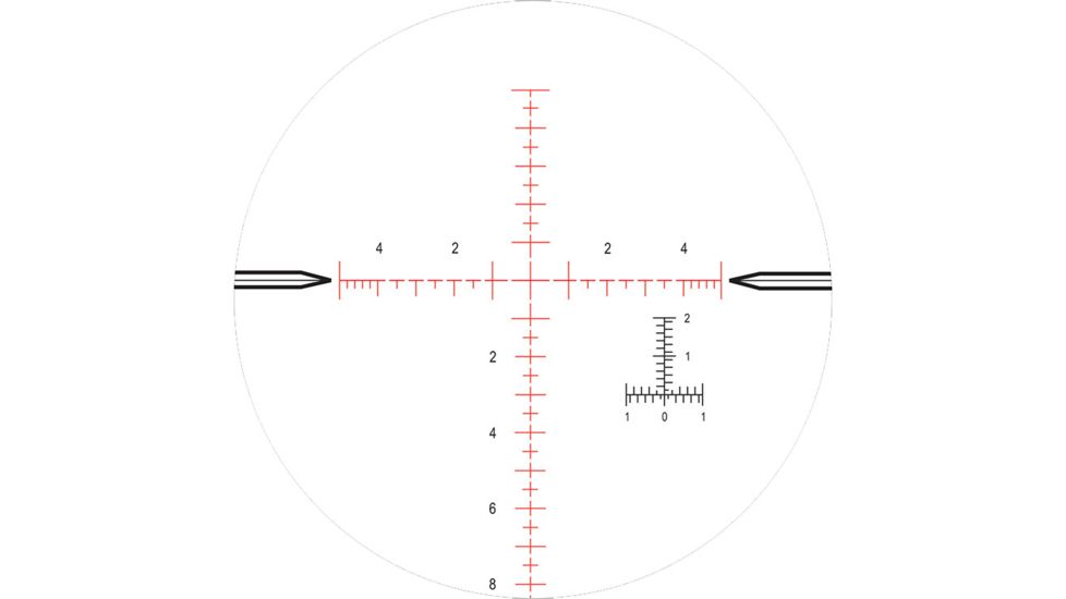 NightForce B.E.A.S.T. 5-25x56mm F1 Zerostop Rifle Scope, i4F, Mil-Radian, Digillum, Brake, PTL, Mil-C, Black, C614