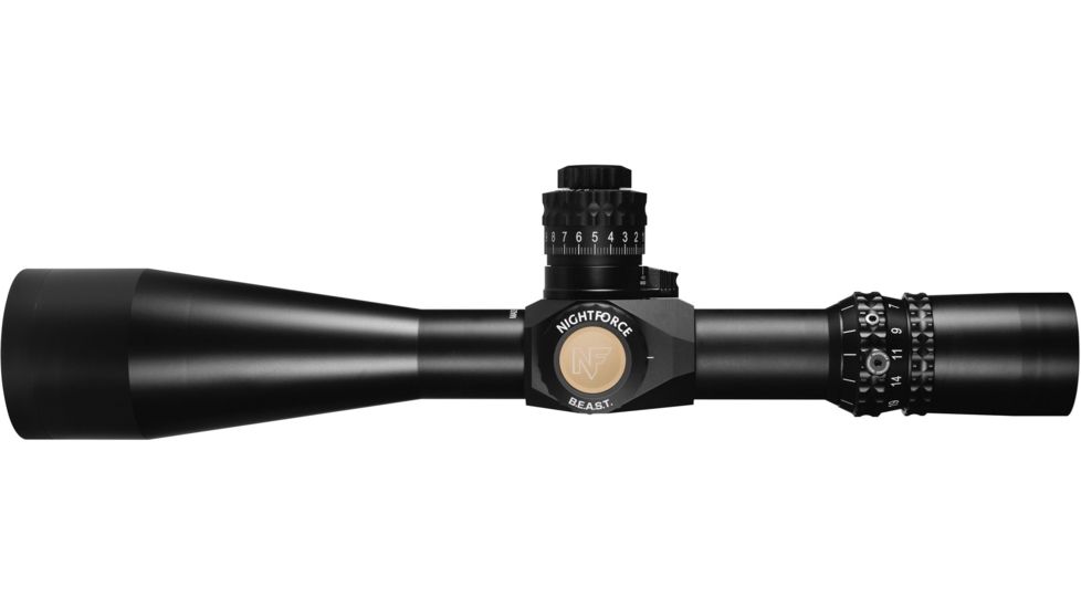 NightForce B.E.A.S.T., 5, 25x56mm F1, Zerostop Rifle Scope, i4F, Mil, Radian, DigIllum, Brake, PTL, H59, C567