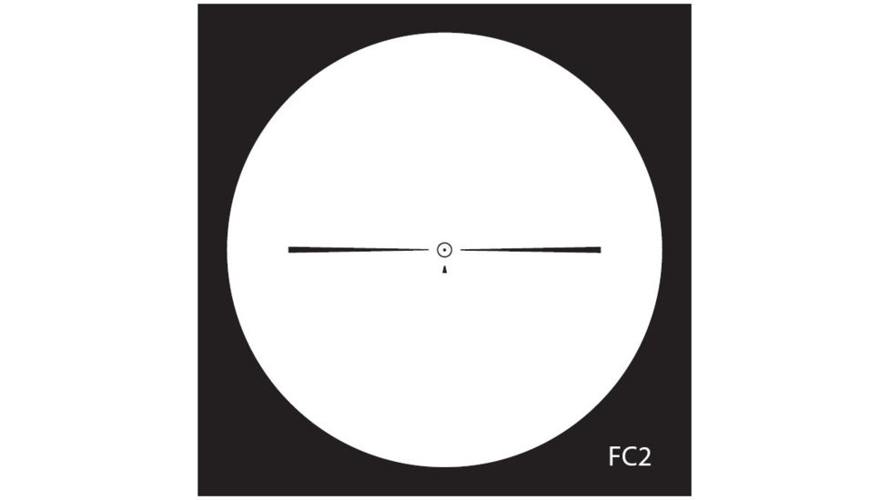 NightForce 1-4x24 NXS Compact Illuminated Reticle Rifle Scopes NXS24 - FC2 Reticle