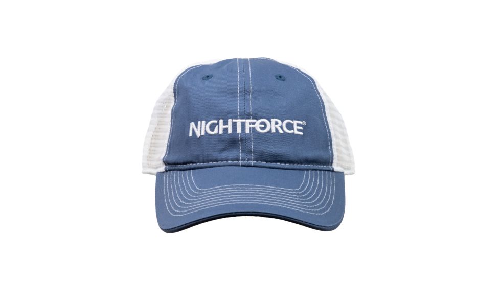 NightForce Hat, Blue, Mesh Back, Embroidered, Adjustable, A422