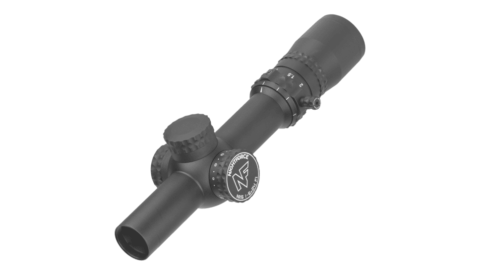 NightForce NX6 1-6x24mm F1 30mm Tube Rifle Scope, First Focal Plane