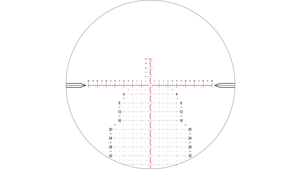 NightForce NX6 3-18x50mm F1 30mm Tube Rifle Scope, First Focal Plane