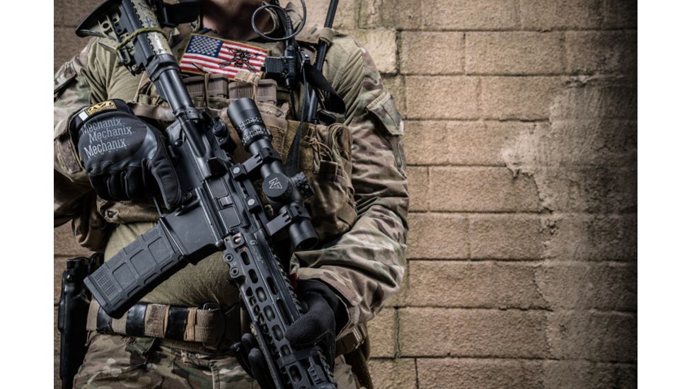 NightForce NX8 F1 Riflescope, 1-8x24mm, 30mm Tube, First Focal Plane, FC-Mil Reticle, Black, C598