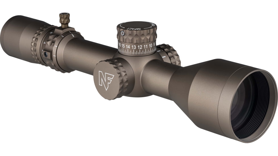 NightForce NX8 2.5-20x50mm Rifle Scope, 30mm Tube, Second Focal Plane, MOAR-CF2 Reticle, Dark Earth, C686