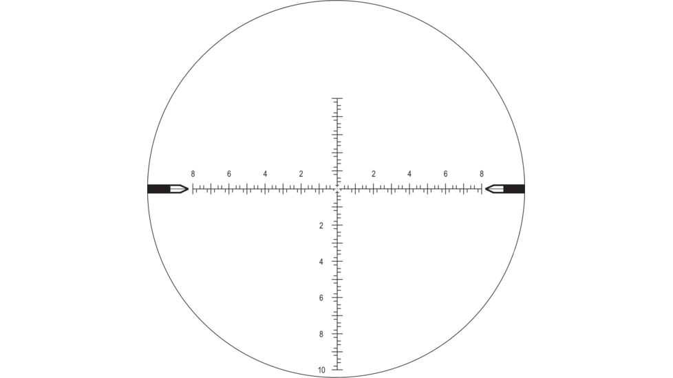 NightForce NX8 2.5-20X50mm Rifle Scope F2, ZeroStop, .1 Mil-Radian, DigIllum, PTL, Mil-CF2, Black, C638