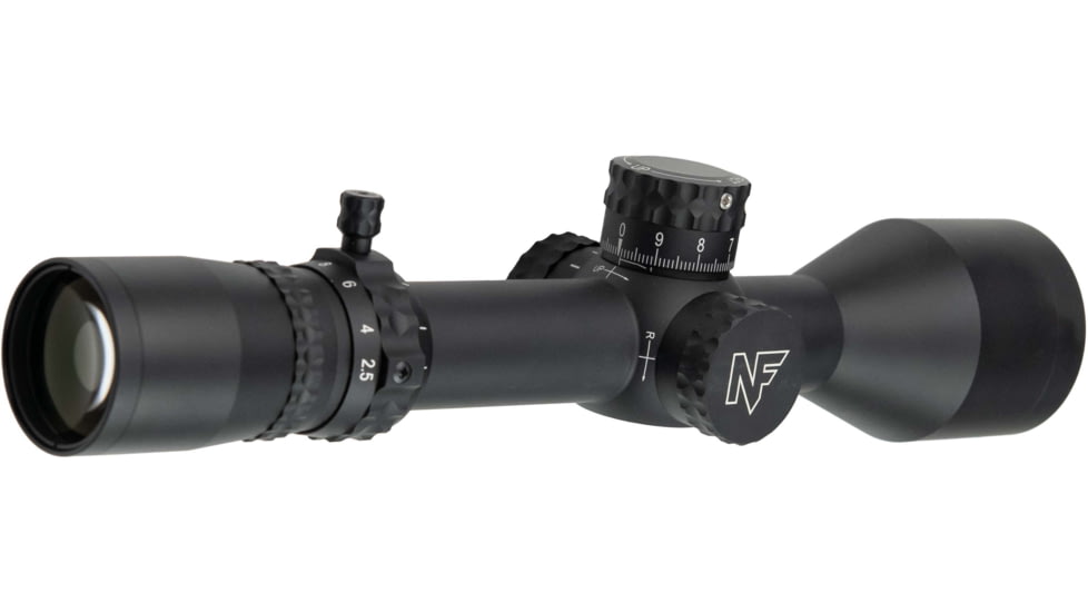 NightForce NX8 2.5-20X50mm Rifle Scope F2, ZeroStop, .1 Mil-Radian, DigIllum, PTL, Mil-CF2, Black, C638