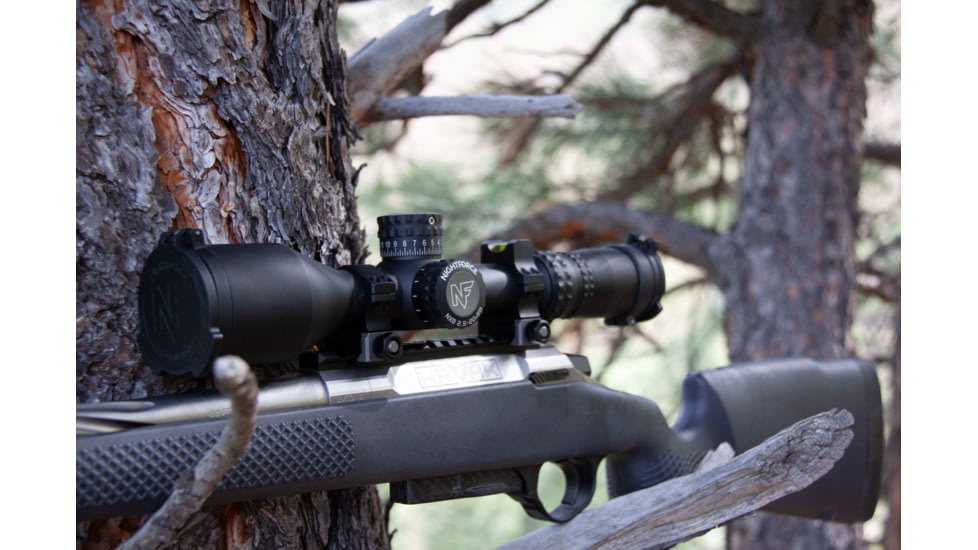 NightForce NX8 4-32X50mm Rifle Scope F2, ZeroStop, .1 Mil-Radian, DigIllum, PTL, Mil-CF2D, Black, C640