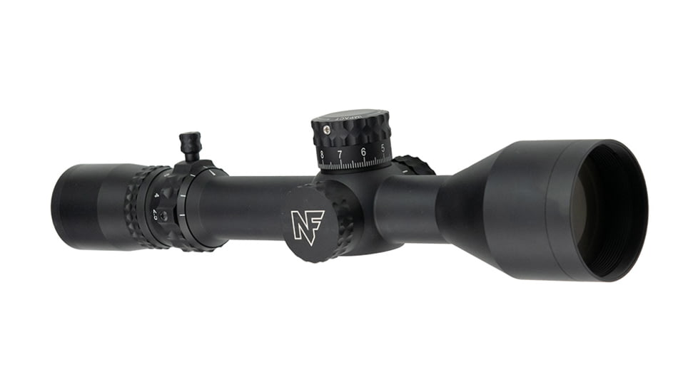 NightForce NX8 2.5-20X50mm Rifle Scope F2, ZeroStop, .1 Mil-Radian, DigIllum, PTL, Mil-CF2, Black, C638