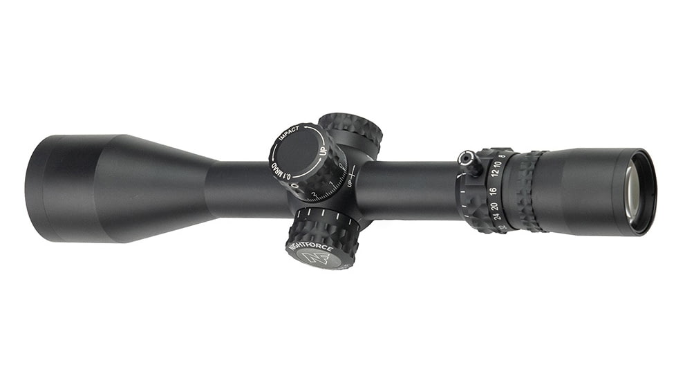 NightForce NX8 4-32x50mm F1 Rifle Scope, 30mm Tube, First Focal Plane, MOA-XT Reticle, Black, C652