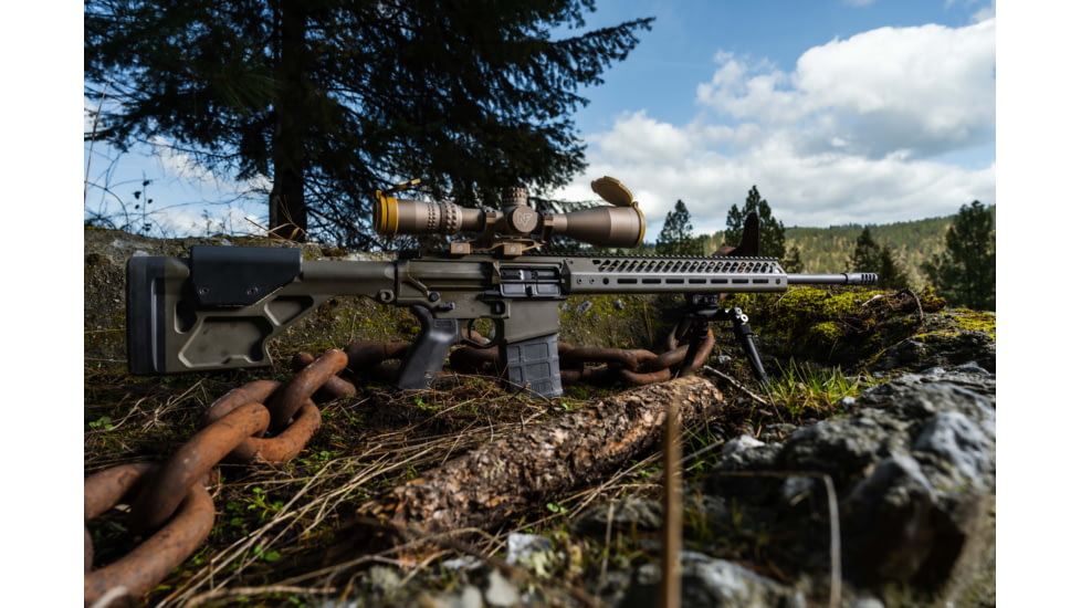 NightForce NX8 4-32x50mm Rifle Scope, 30mm Tube, First Focal Plane, MOAR Reticle, Dark Earth, C687