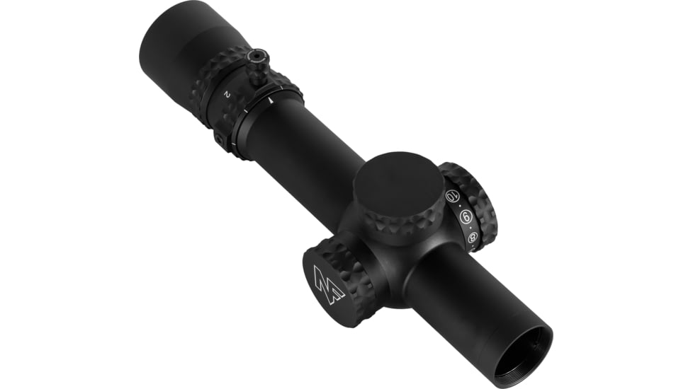 NightForce NX8 Capped E/W Rifle Scope, 1-8x24mm, 30mm Tube, FC-DMx Reticle, Black, C654