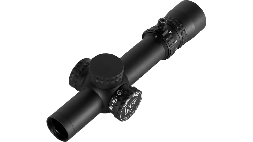 NightForce NX8 Capped E/W Rifle Scope, 1-8x24mm, 30mm Tube, FC-DMx Reticle, Black, C654