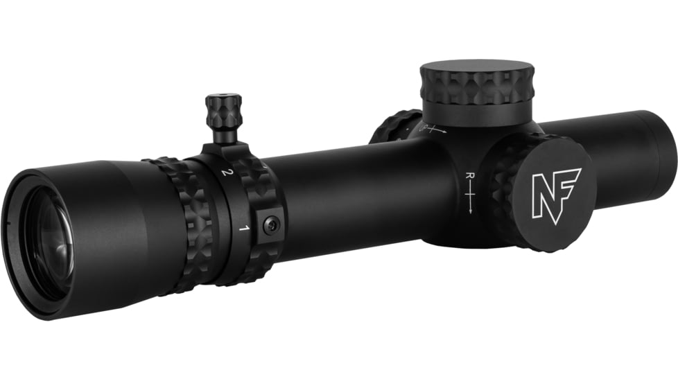 NightForce NX8 Capped E/W Rifle Scope, 1-8x24mm, 30mm Tube, FC-DMx Reticle, Black, C654